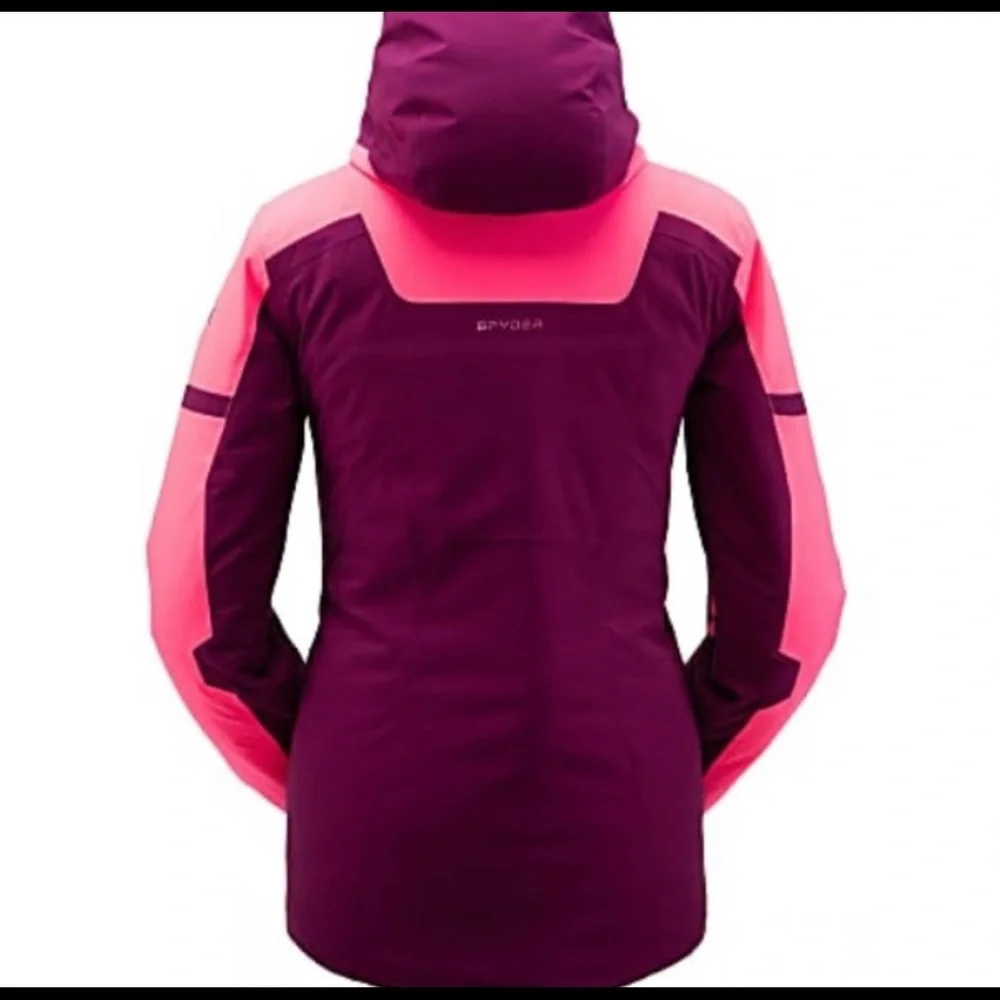 NWT Spyder BALANCE GTX Ski Jacket, Size 6
beautiful bright bubblegum and grape - Picture 3 of 8